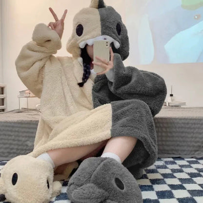 Shark Fluffy Hoodie Blanket™