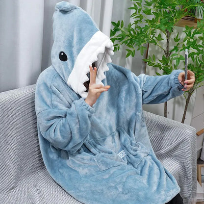 Shark Velvet Sleep Hoodie™